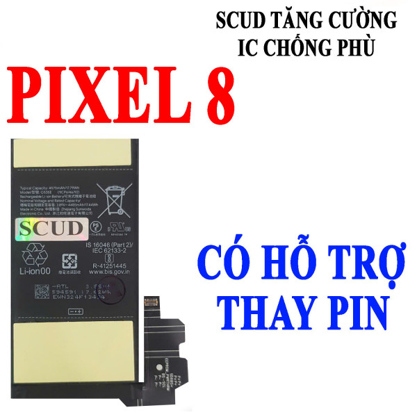 Pin Webphukien cho Google Pixel 8 Việt Nam - GS35E 4575 mAh